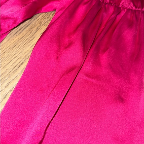 Bright pink fuchsia wrap dress - Picture 5 of 5